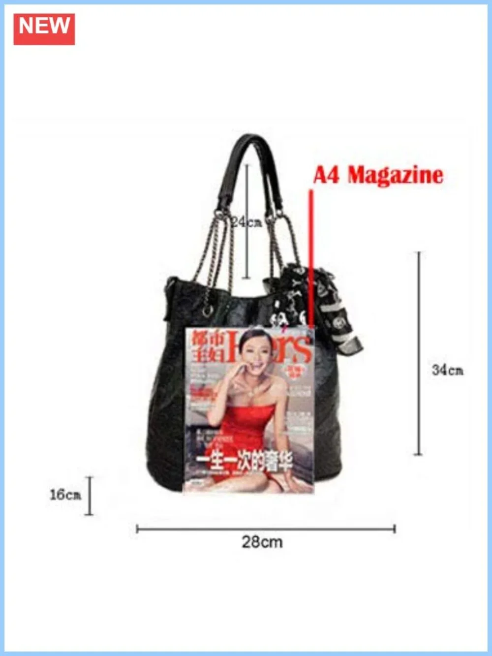 Faux Leather Skull Print Hobo Tote Shoulder Bag with Insert and Gift